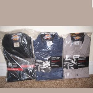 3 Dikies work shirts